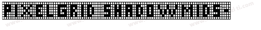 PixelGrid ShadowMidS字体转换